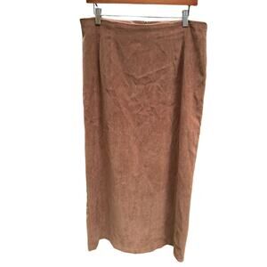 Briggs New York | Sz 14 Brown Fall Midi Skirt